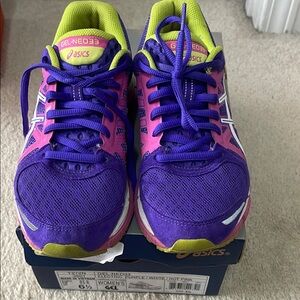 ASICS Gel-Neo33 Purple and Hot Pink Sneakers